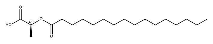 L-2-o-palmitoyllactic acid Struktur