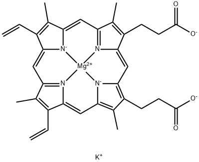 Mg(II) Protoporphyrin IX Dipotassium Salt Struktur