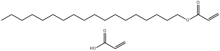 2-Propenoic acid, polymer with octadecyl 2-propenoate Struktur