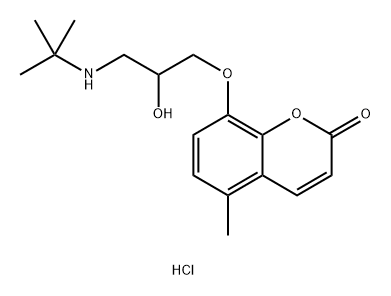 bucumolol hydrochloride Struktur