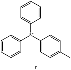 Sulfonium, (4-methylphenyl)diphenyl-, iodide (1:1) Struktur