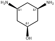 Cyclohexanol, 3,5-diamino-, (1α,3α,5α)- (9CI) Struktur