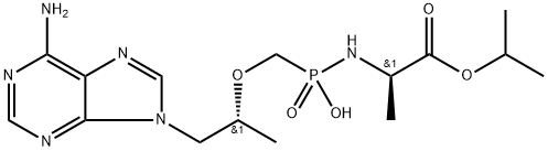 Tenofovir Alafenamide O-Desphenyl Impurity Struktur