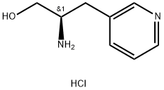 3-Pyridinepropanol, β-amino-, hydrochloride (1:2), (βR)- Struktur