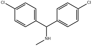 Benzenemethanamine, 4-chloro-α-(4-chlorophenyl)-N-methyl- Struktur