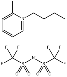 1‐BUTYL‐2‐METHYLPYRIDINIUM BIS(TRIFLUOROMETHYLSULFONYL)IMIDE Struktur