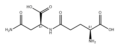 L-Asparagine, L-γ-glutamyl- Struktur