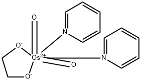 Ethane-1,2-diolato)dioxobis(pyridine)Osmium(VI) Struktur