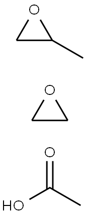 Polyethylene-polypropylene glycol diacetate Struktur