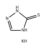 3H-1,2,4-Triazole-3-thione, 1,2-dihydro-, potassium salt (1:1) Struktur