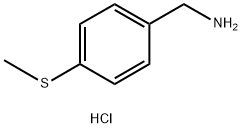 4-(methylsulfanyl)phenyl]methanamine hydrochloride Struktur