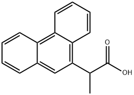 α-Methyl-9-phenanthreneacetic acid Struktur