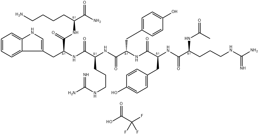 Ac-RYYRWK-NH2 TFA Struktur