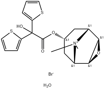 tiotropium bromide hydrate Struktur