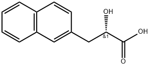 2-Naphthalenepropanoic acid, α-hydroxy-, (αS)- Struktur