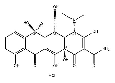 Oxytetracycline hydrochloride Struktur