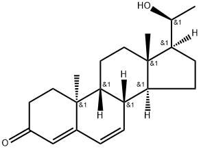 20-alpha-Dihydrodydrogesterone Struktur