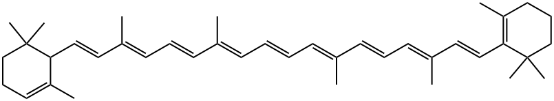 .beta.,.epsilon.-Carotene Struktur