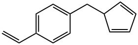 1-(2,4-Cyclopentadien-1-ylmethyl)-4-ethenylbenzene Struktur