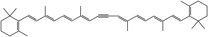 15,15'-didehydro-beta,beta-carotene  Struktur