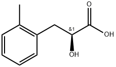 Benzenepropanoic acid, α-hydroxy-2-methyl-, (αS)- Struktur