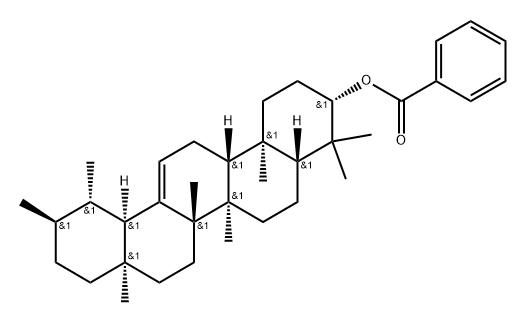 alpha-amyrin benzoate Struktur