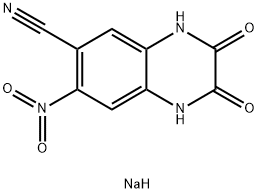 CNQX disodium salt Struktur