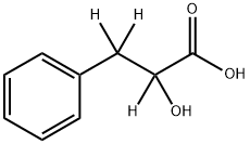 DL-3-phenyllactic Acid-d3 Struktur