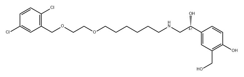 Vilanterol Impurity 7 Triphenylacetate Struktur