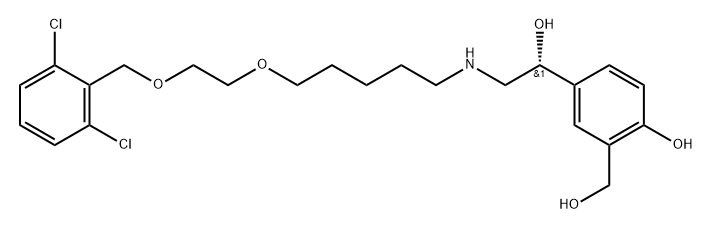 Vilanterol Impurity 3 Triphenylacetate Struktur