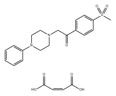 mesylphenacyrazine Struktur