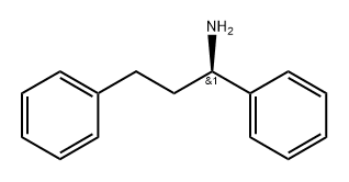 Benzenepropanamine, α-phenyl-, (αR)- Struktur