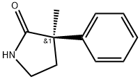 (R)-3-methyl-3-phenylpyrrolidin-2-one Struktur