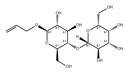 Allyl b-D-lactose Struktur