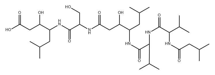 Hydroxypepstatin Struktur