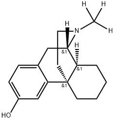 [2H3]-Dextrorphan Struktur