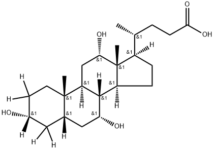 Cholic acid-2,2,3,4,4-d Struktur