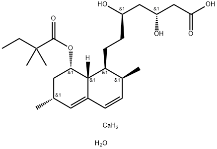 Tenivastatin calcium Struktur