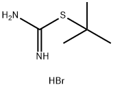 Carbamimidothioic acid, 1,1-dimethylethyl ester, monohydrobromide (9CI) Struktur