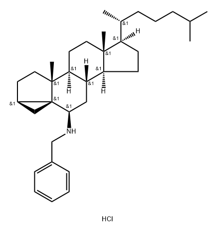 3,5-Cyclocholestan-6-amine, N-(phenylmethyl)-, hydrochloride, (3α,5R,6β)- (9CI)