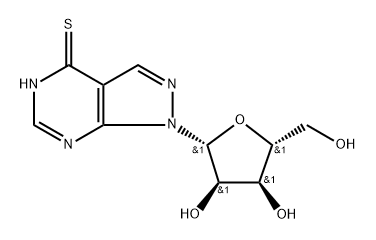 thiopurinol ribonucleoside Struktur