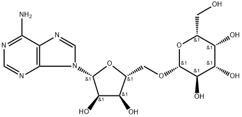 Adenosine-5'-b-D-galactopyranoside Struktur