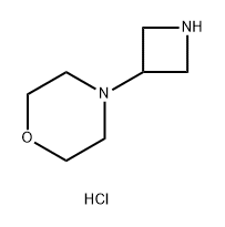 4-(Azetidin-3-yl)morpholine. Hydrochloride Struktur