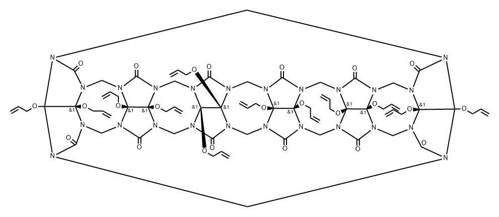 Perallyloxycucurbit[6]uril (AOCB[6]) potassiuM sulfate, 94+% Struktur