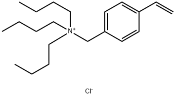 N,N,N-tributyl-4-ethenyl benzenemethanaminium?chloride Struktur