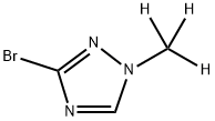 1H-1,2,4-Triazole, 3-bromo-1-(methyl-d3)- (9CI) Struktur