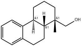 (1S)-1,2,3,4,4aβ,9,10,10aα-Octahydro-1-methylphenanthrene-1β-methanol Struktur