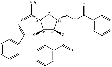 2,5-Anhydro-D-allonothioaMide 3,4,6-Tribenzoate Struktur