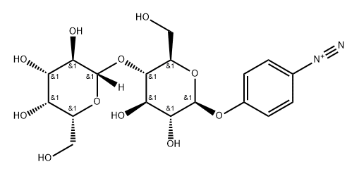 diazoniumphenyl lactoside Struktur