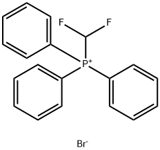 Phosphonium, (difluoromethyl)triphenyl-, bromide (1:1) Struktur